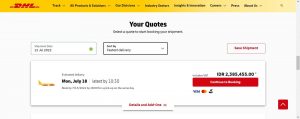 Jasa Pengiriman Barang ke Luar Negeri DHL Express Tarif Update cek ongkir dhl, cara cek ongkir dhl, cek ongkir DHL ke luar negeri, cara cek ongkir dhl dari Indonesia ke luar negeri